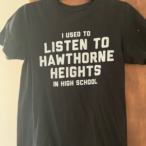 Hawthorne Heights tour shirt